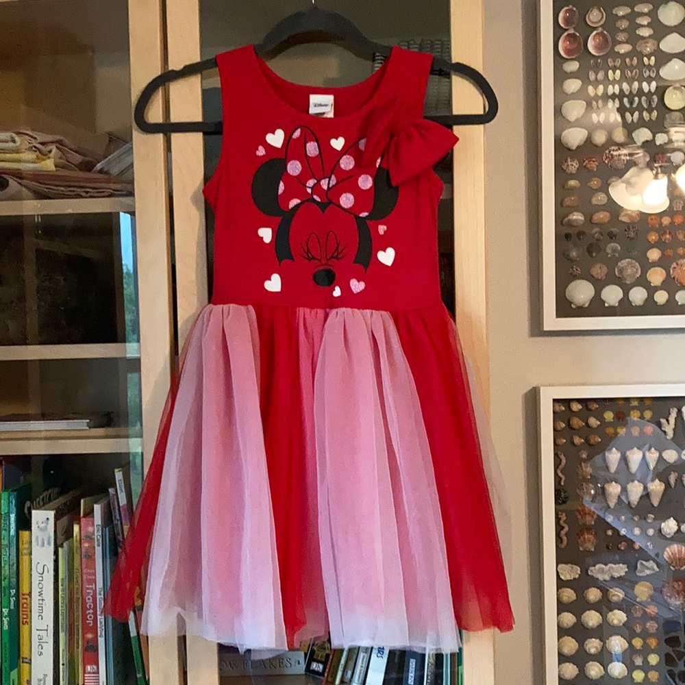 Minnie mouse dress-surprise book and small toy with every item purchased.